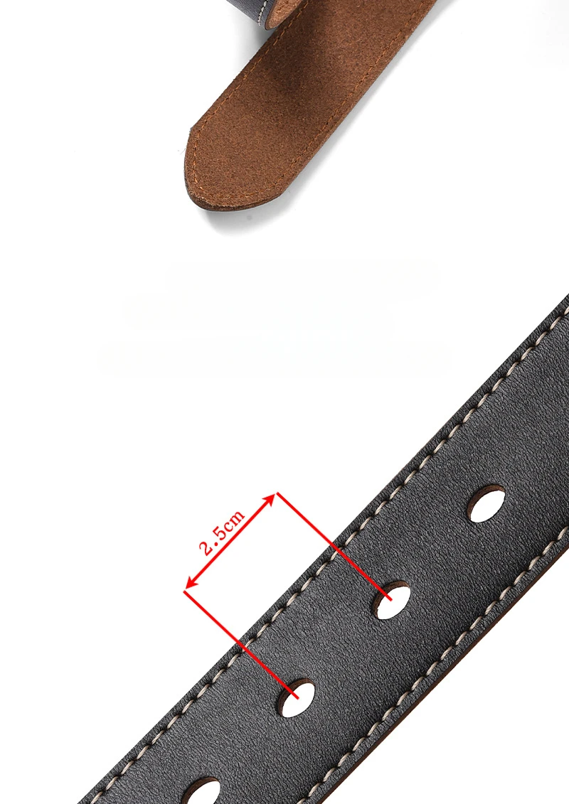 Plus Größe 130 140 150 160 170 cm Echtes Leder männer Hohe Qualität Schnalle Jeans Rindsleder Casual Gürtel Business Cowboy Bund – Detail 4