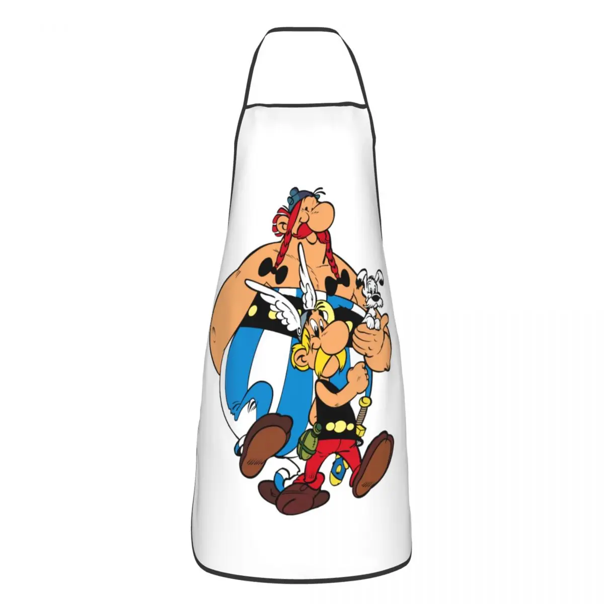 

Asterix And Obelix Kitchen Chef Cooking Baking Apron Men Women Adventure Manga Getafix Dogmatix Tablier Cuisine for Painting