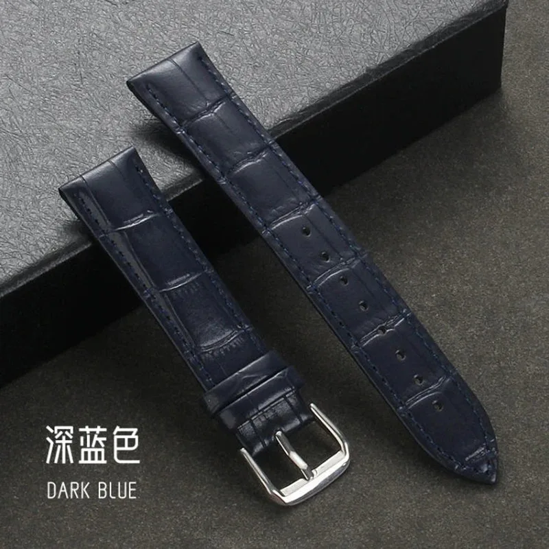 Universal Calfskin Leather Waterproof Sport Bracelet Watch Strap