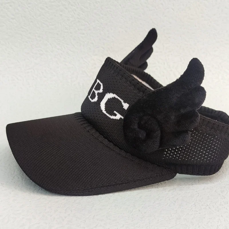 2023 New Sun Children Visors Cute Rabbit Wings Bunny Summer Hat for Kids Boys Girls Hats 3-12years Old_voghion.com