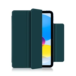 Premium Magnetic Smart Cover for iPad and Tablet Devices - Enhanced Protection and Style (Dard Green)
