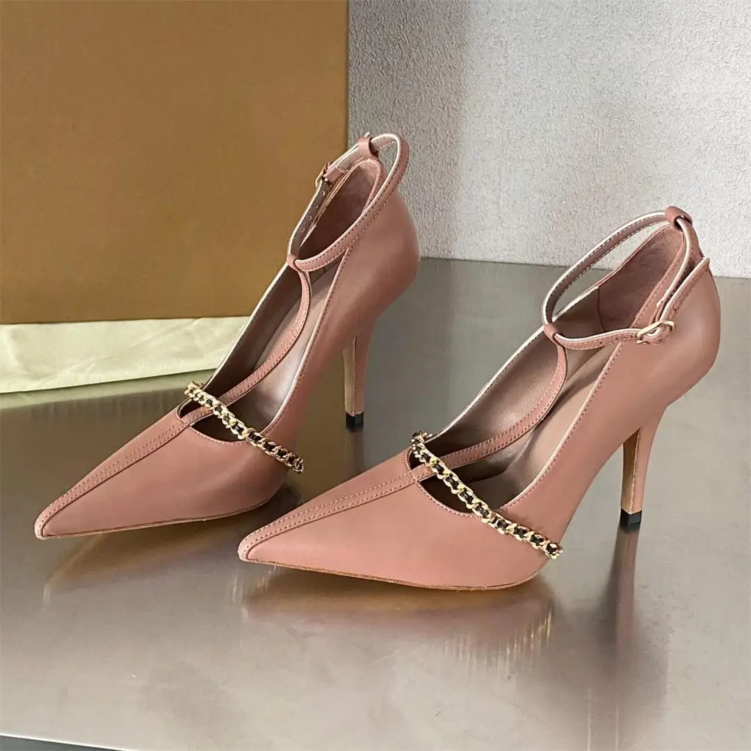 TinaCus Zapatos Para Mujer Hechos A Mano De Charol Con Punta Transparente, Tacón De Cono Medio, Sin Cordones, Para Oficina, Negro