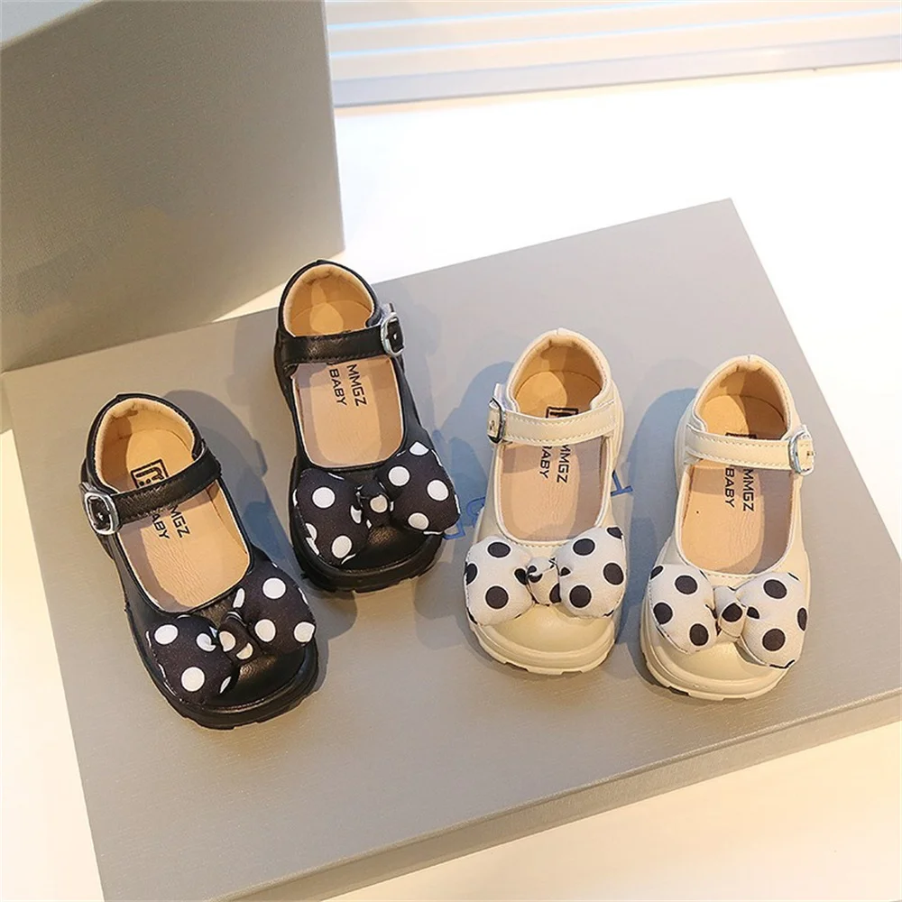 Little Girl Shoes Spring Baby Shoes Princess Bow Summer Dress For