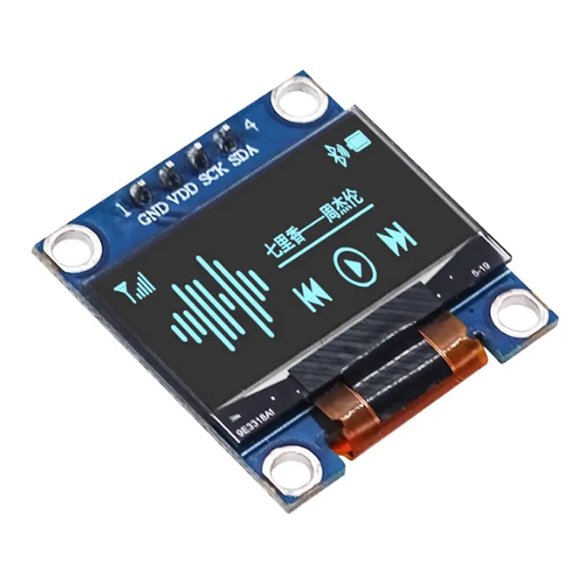 OLED Display Module 1PCS 0.96' Dual 3 Color I2C IIC SPI Serial 128X64 LCD OLED Display Module for Arduino