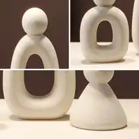 Simple Family Statue Modern Style Home Decor Hollow Sculpture Nordic Living Room Ornaments Bedroom Decoration Figurines Gift 6