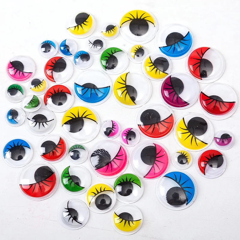 10pcs 50mm Wiggly Wobbly Googly Eyes Scrapbooking Crafts for DOLL -  AliExpress