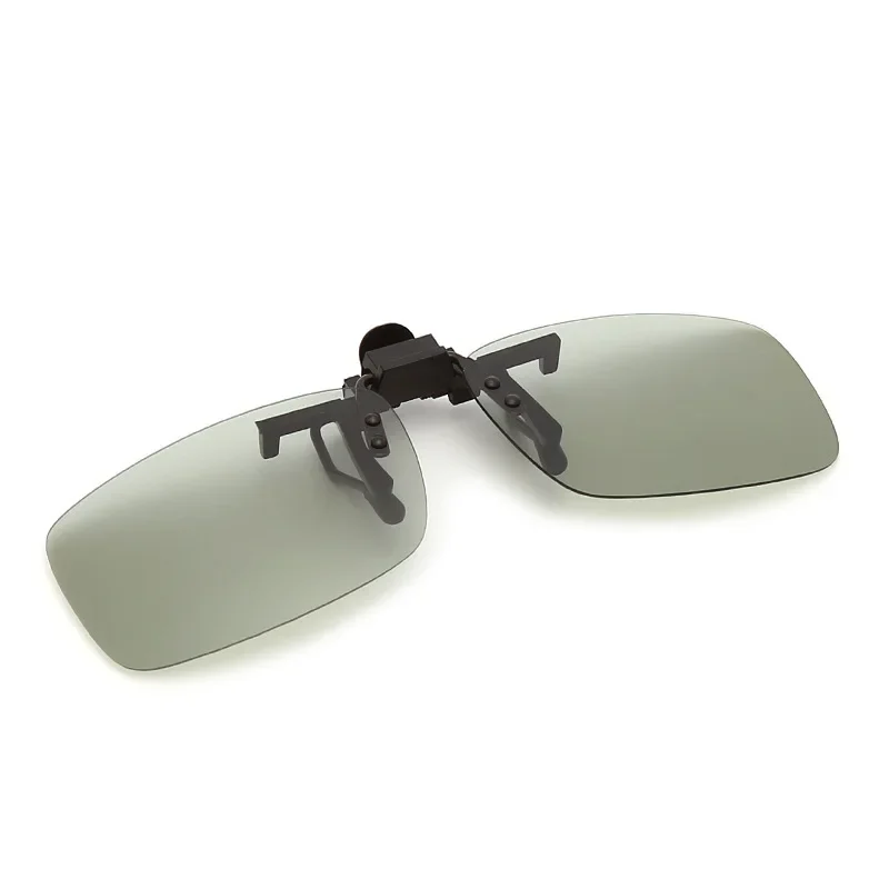 Sunglasses Clips Night Vision Clip on Flip up Anti Glare Polarized Lens