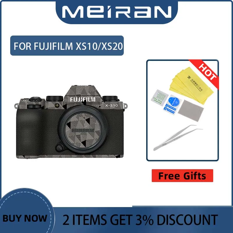 Antigraffio Per Fujifilm Xs10/Xs20 Fotocamera Body Skin Sticker Fotocamera Body Skin Wrap Film Pellicola Protettiva Xs10 Xs20