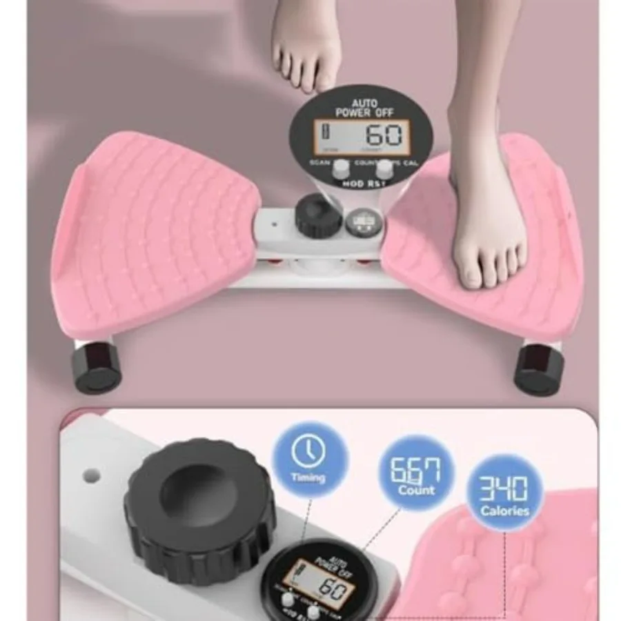 Twister Adjustable Twisting Board for Women and Men Home Gym Equipment Noiseless Twister 330 lbs Load Capacity Digital Display