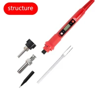 Temperature Electric Soldering Iron Kit 110V 220V 80W LCD Solder Welding Tools With XL830L Multimeter Welding Tool Kit 4