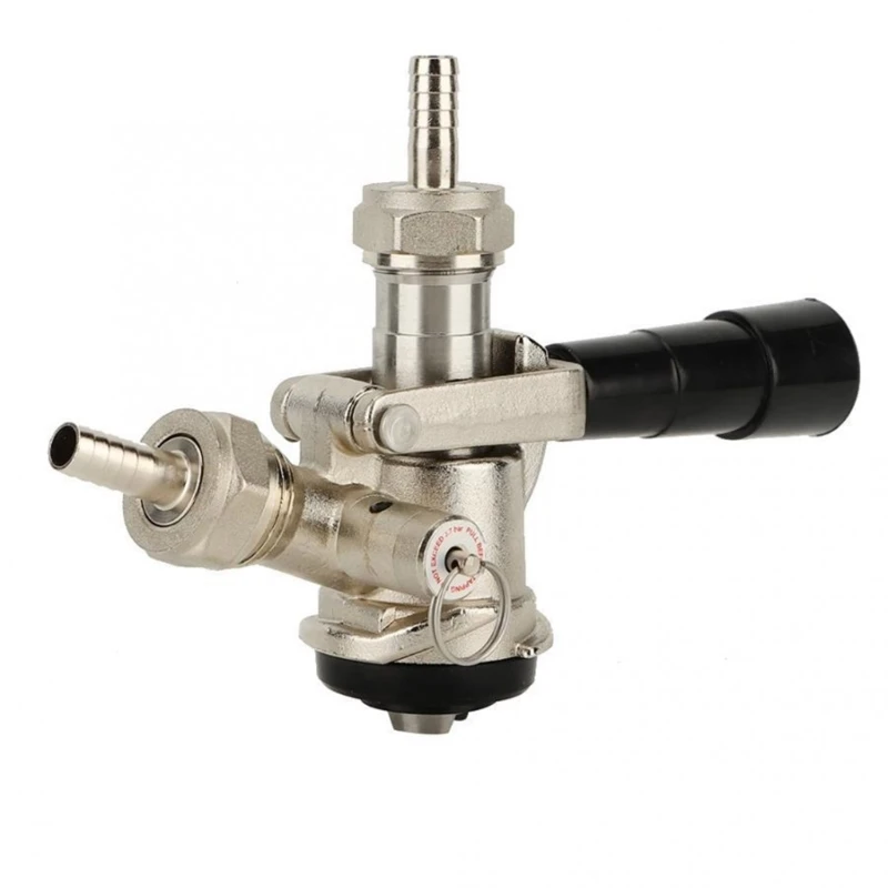 Kegs Couplers Beer Dispenser Beer Brewing Equipment Couplers Stainless Steel Texture Present for Enthusiasts