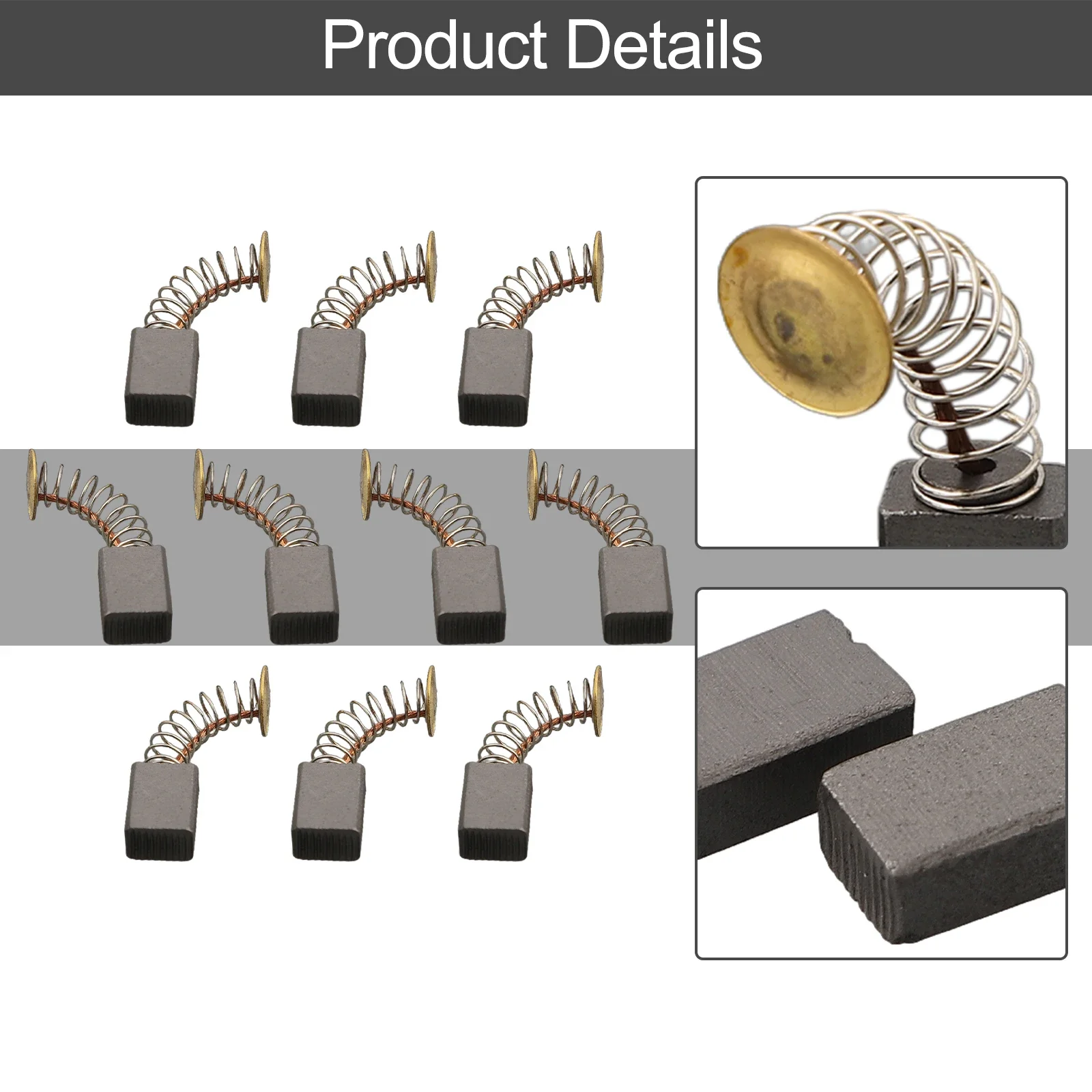 

Upgrade Your Circular Saw With 10Pcs Carbon Brushes Replacement Part For 251 Marble Machine Angle Grinder Motor