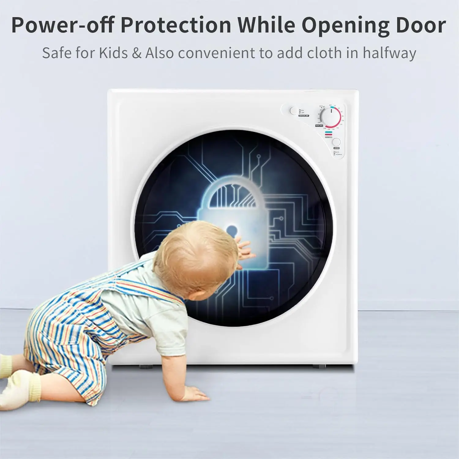G46000451 Clothes Dryer Stainless Steel Tub Makes This Clothes Dryer More Durable, and You Can Use It for A Longer Time