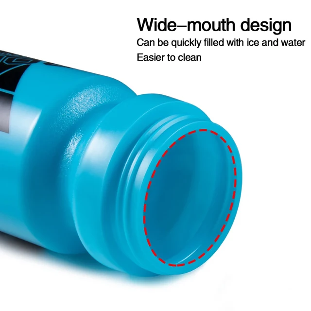 Bicycle Water Bottle PP5 Lightweight Squeeze Running Cycling Kettle BPA-Free Leak-Proof 610ML Mountain Road Bike Bottle 5