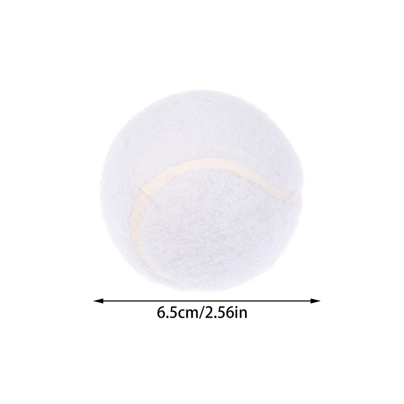 1/3Pcs Tennis Balls Wear-Resistant Highly Elastic Training Balls 65MM Ladies Beginners Durable Practice
