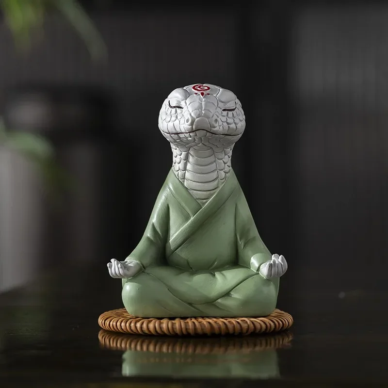 Zen Snake Ornaments for The Year of Birth Desktop Luck Car