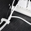 10 Pcs Cable Organizer USB Winder Desktop Tidy Clips Management Wire Holder for Mouse Headphone Under Desk Cable Management Tray 3