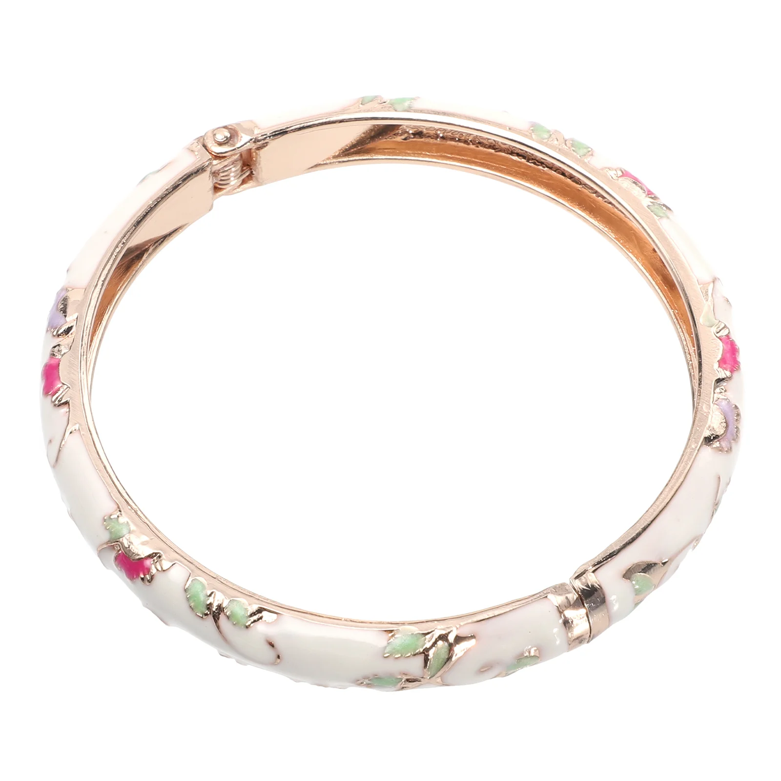 

Ethnic Style Cloisonne Bangle Women Bracelet Creative Bangle Chic Hand Decor