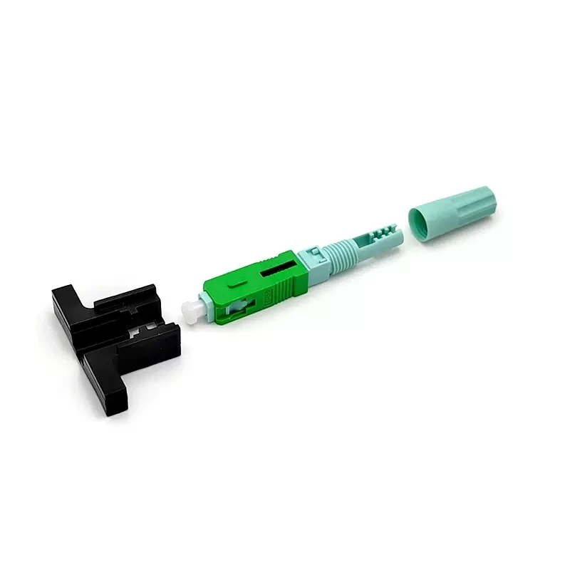 New SC APC UPC 58MM SM Single Mode Optical Connector FTTH Tool Cold Connector Tool SC UPC Fiber Quick Connector LX58