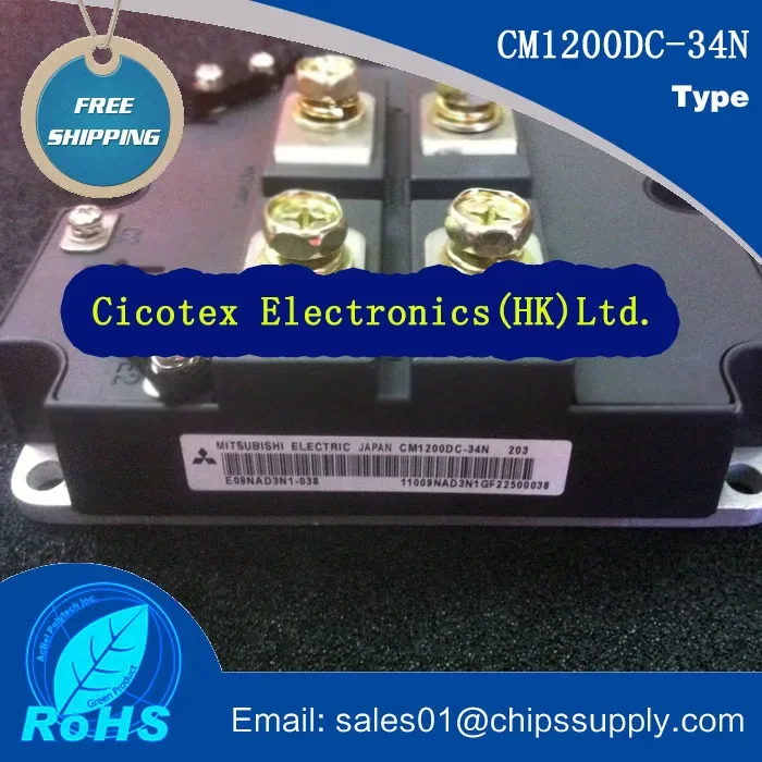 CM1200DC-34N IGBT 반 브리지 모듈, IC 게이트 DRVR, 1200A, 1700V, CM1200DC34N, CM1200DC-34 N, CM1200, DC-34N CM, 1200DC-34N, 12