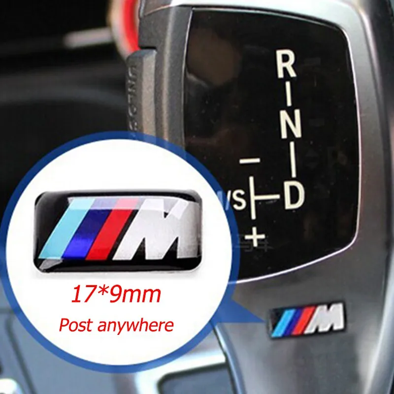 NEW! &rarr;3D Metal Car Badge Steering Wheel Dashboard Decor Hub Caps Sticker For All BMW M E28 E30 E34 E36 E39 E46 E52 E93 F10