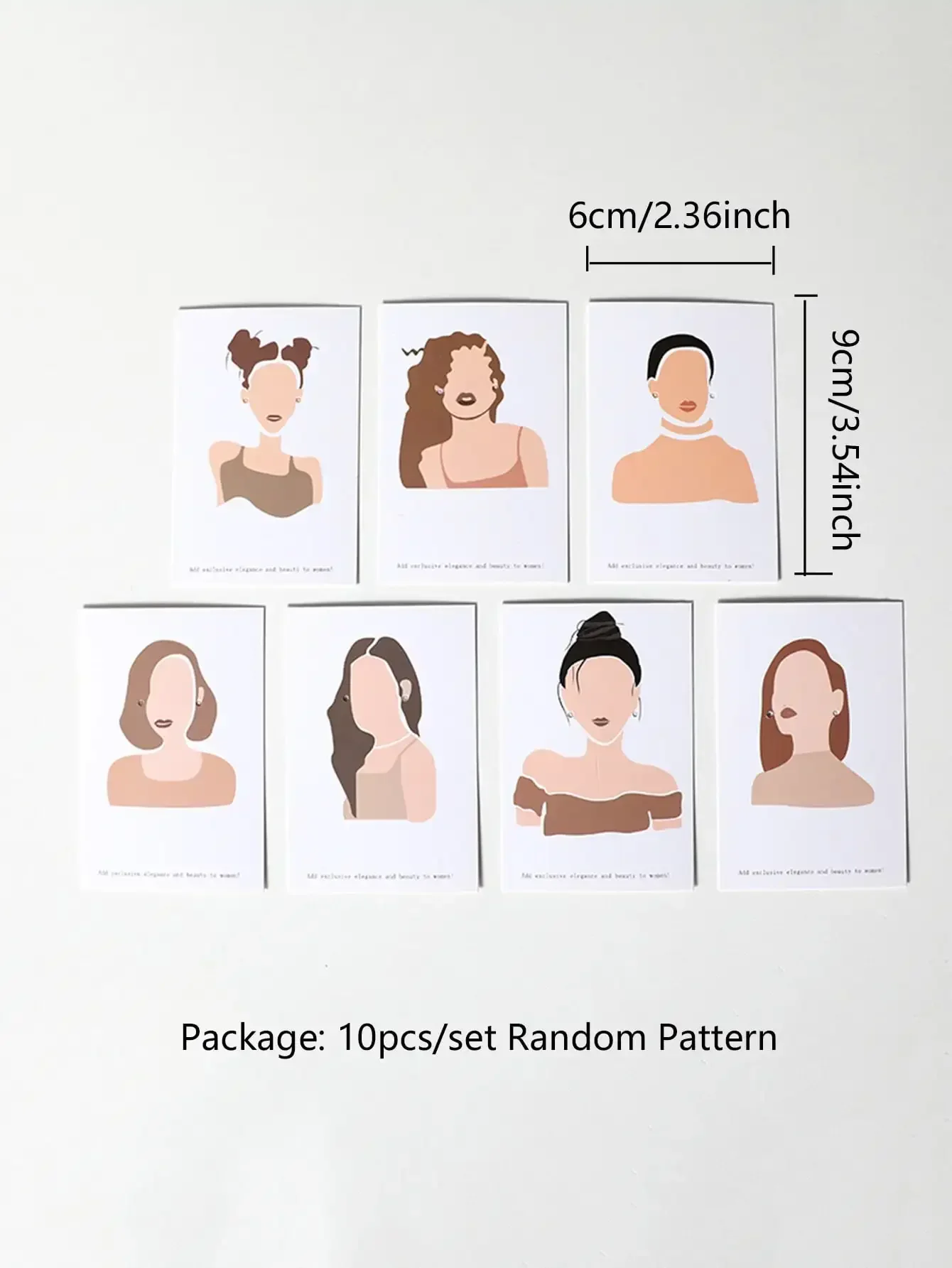 10pcs-Earrings and Necklace Display Cardboard Earring Packaging Card Earring Stud Jewelry Paper Card