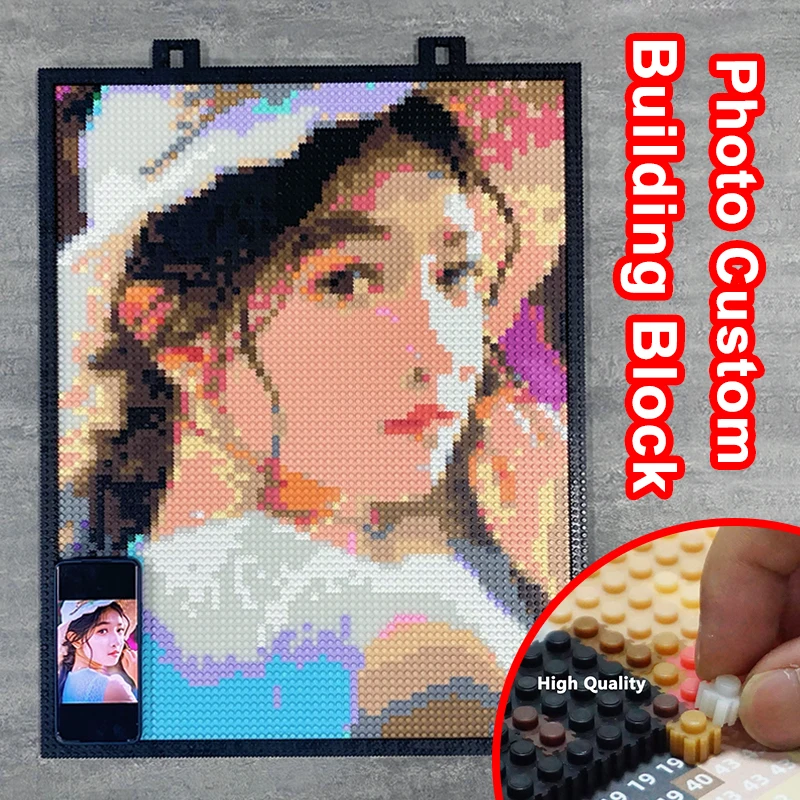 

Photo Custom DIY Mosaic Painting Home Pixel Art Building Blocks Private Design Portrait Scenery Wall Decoration Surprise Gifts