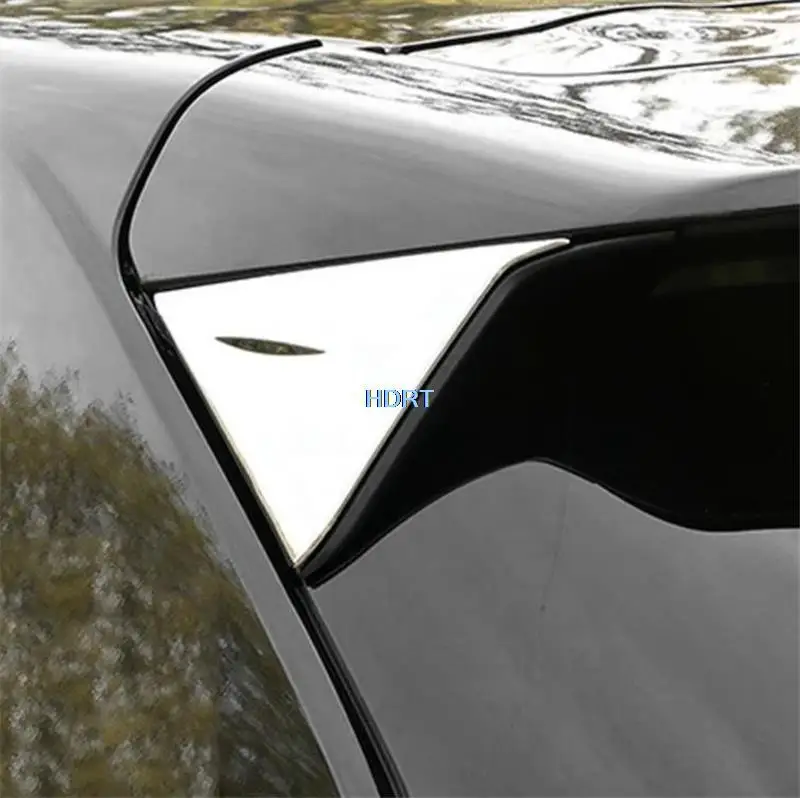 For Toyota Yaris Cross 2020 2021 2022 Car Styling Exterior Stickers Side Rear Window Spoiler Triple-cornered Cover T