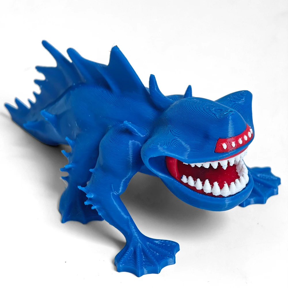 Deep Sea Monster Articulated Fidget Toy – Collectible Stress Relief Desk Creature