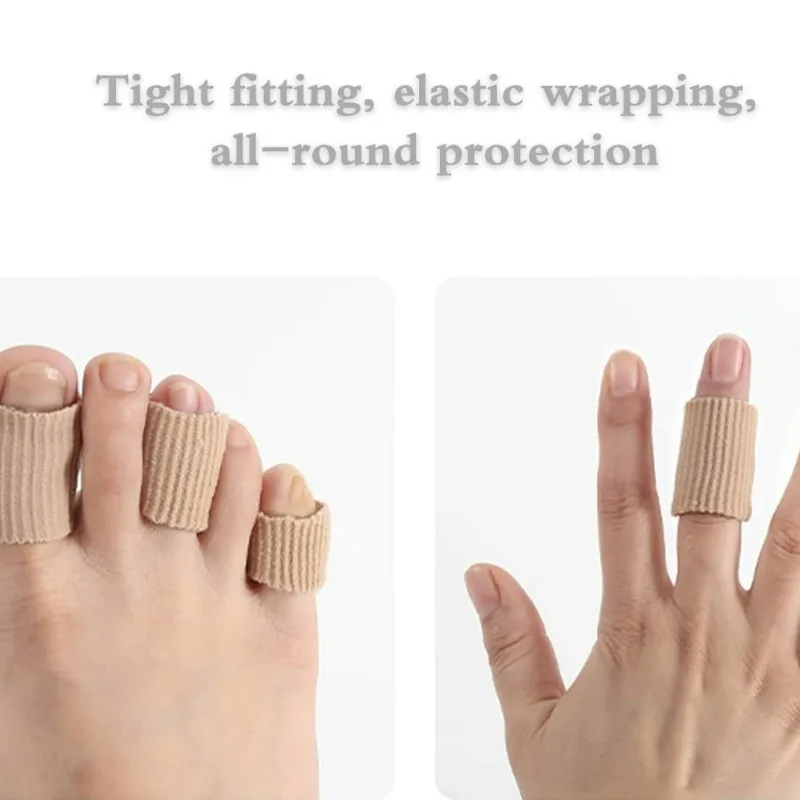 Gel Toe Cover Elastic Fibre Finger Protective Tube Toe Protection Pipe Reduce Friction Silicone Foot Protector Feet Care Parts Best Sellers In Shoes