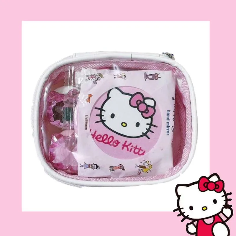 

2 шт./комплект, контейнер для хранения контактных линз, Hello Kitty
