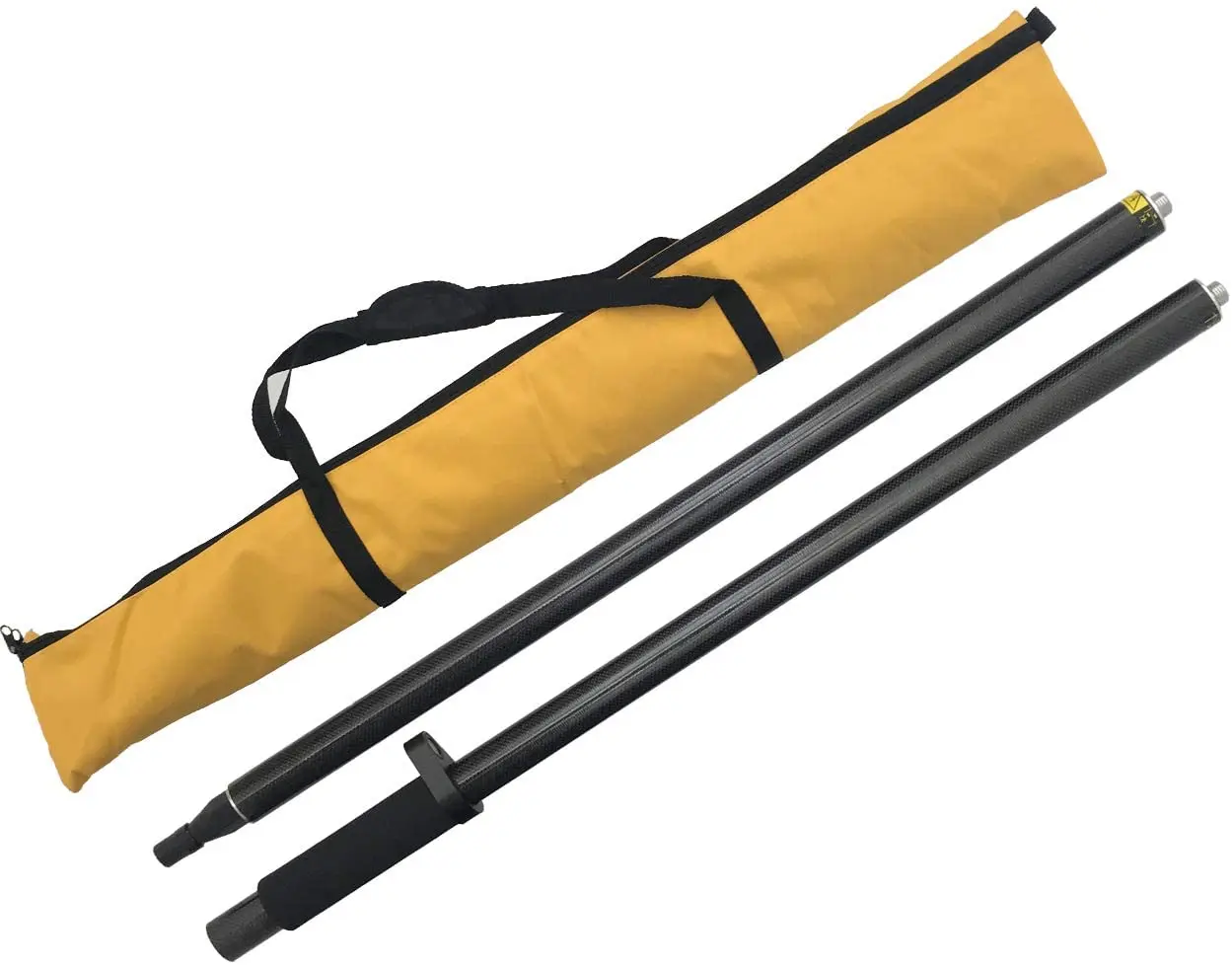 2 Sections 2M Carbon Fiber GPS Telescopic Rover Pole For Land Surveying Good Qua
