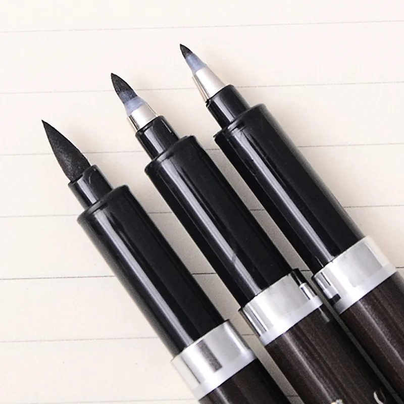 Brush Pens Markers Calligraphy Art Writing Office School Supplies