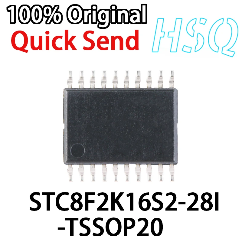 

1PCS Original chip STC8F2K16S2-28I-TSSOP20 8F2K16S2 single chip integrated circuit IC chip