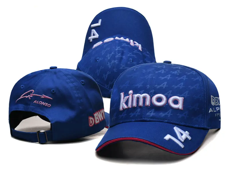 

Оптовая продажа всех видов спортивных бейсболок F1 гоночные шляпы для улицы Головные уборы Шапки для верховой езды мужские и женские повседневные головные уборы