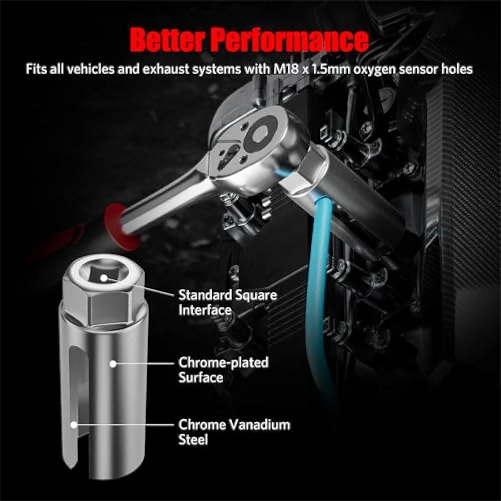 5pcs Oxygen Sensor Socket Kit 3