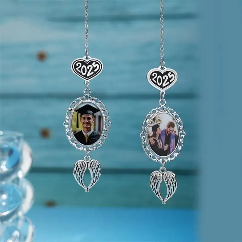 Customizing Graduation Caps Tassels Charm Personalizing Photo Keepsakes Pendants for 2025 Graduate and Memorial Gifting 4