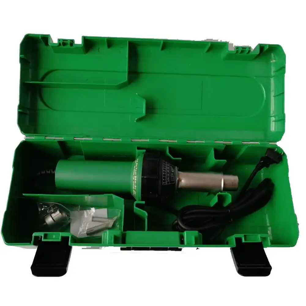 

Professional Hot Air Welding Kit PVC Plastic Vinyl Floor Heat Gun w/ Nozzles Delay shutdown