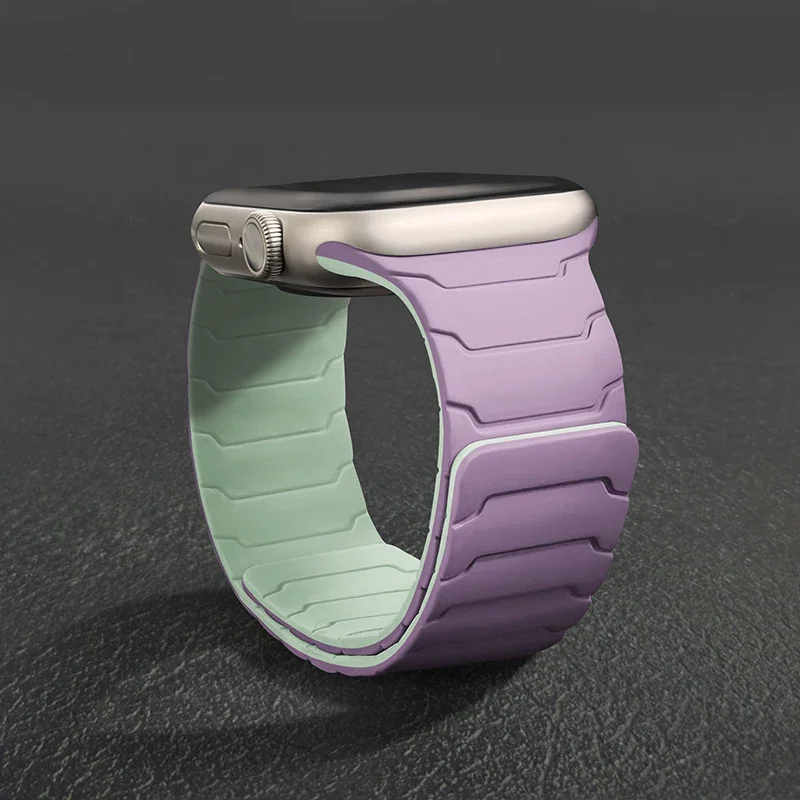 Magnetic Silicone Link Loop Bracelet