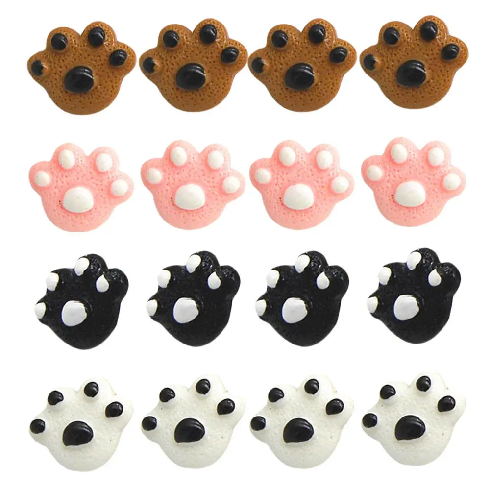 곰 발톱 모양 푸시핀 레진 메탈 창의적인 압정핀 가정 사무실 게시판 지도 표시용 작은 드로잉 핀 장