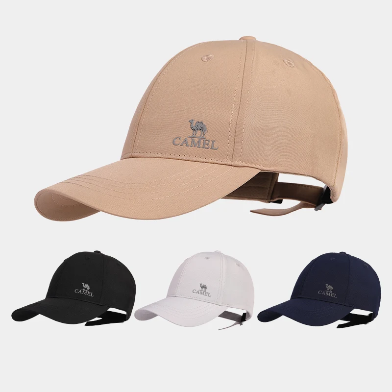 GOLDEN CAMEL Golf Cap for Men Windproof Cotton Fashion Hats Tennis Baseball Caps Sun Shade Sports Men's Caps Golf Wear Wear