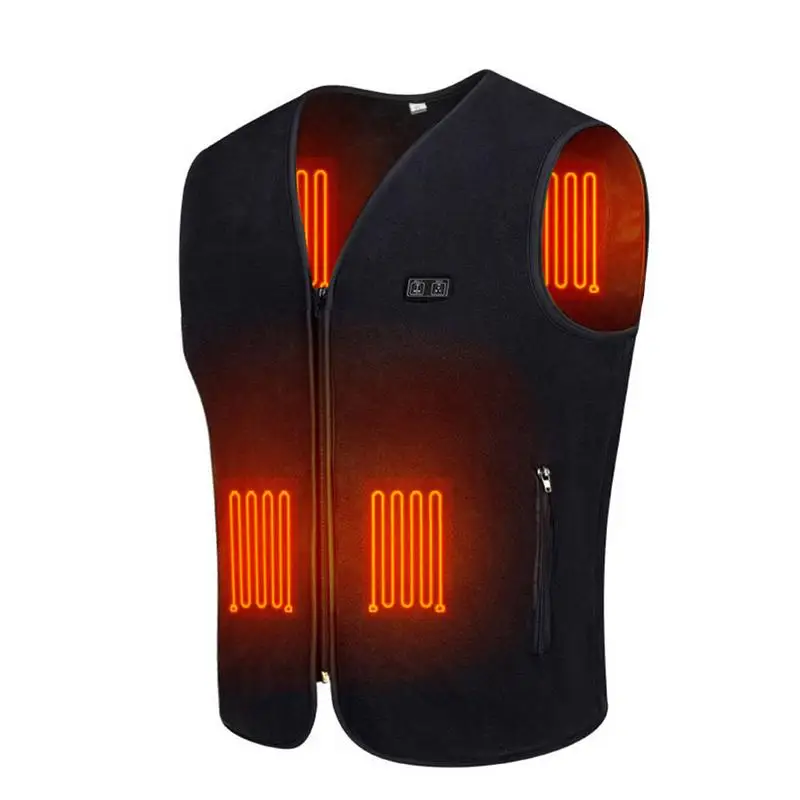 

6 Areas Heated Vest Men Women Heated Jacket Winter Usb Heating Vest Self Heating Thermal Vest Heating Down Jacket Warmte Vest