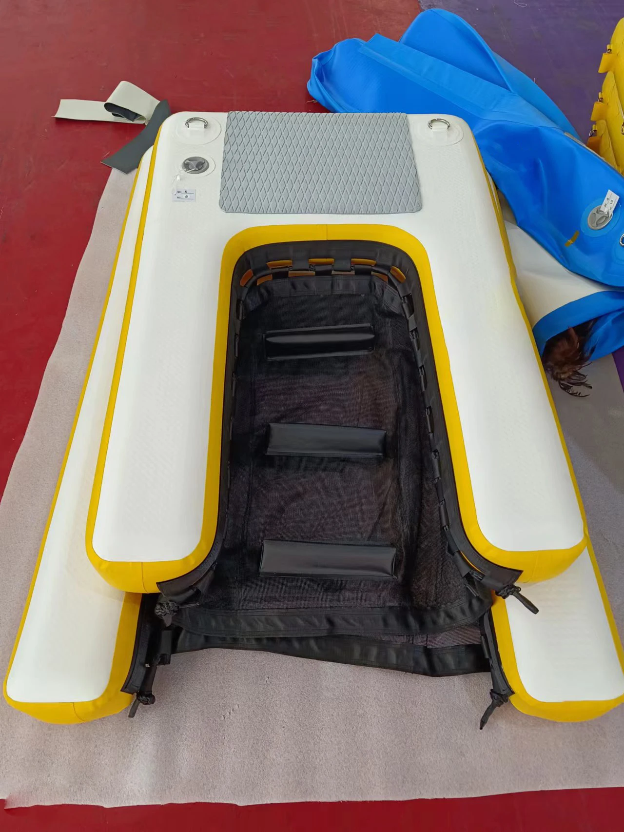 Inflatable Pet Dog Ramp Floating Pup Plank Outdoor Floating Dock on Water