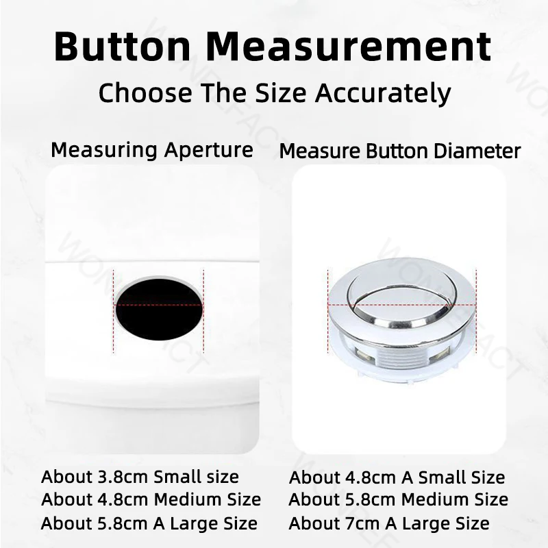 Universal Toilet Tank Replacement Kit Toilet Buttons Dual Flush Valve Water Inlet Valve Accessories Adjustable Float