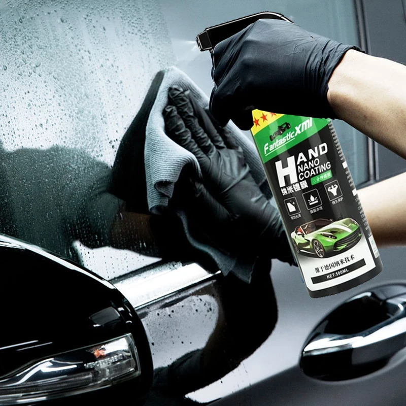 Auto Quick Coat Ceramic Coating Car Wax 3 in 1 Hydrophobic Polish Waterless Wash Shine Polymer Sealent Spray Protection