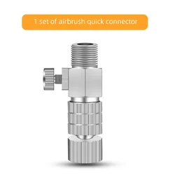 Quick Release Airbrush Coupling Adapter with Adjustment Control Valve (W201 - S)