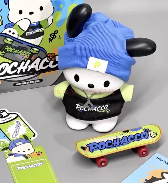 スケボーBluetoothスピーカー 本物のSanrioPochaccoストリートスケートボードシリーズ,Bluetooth