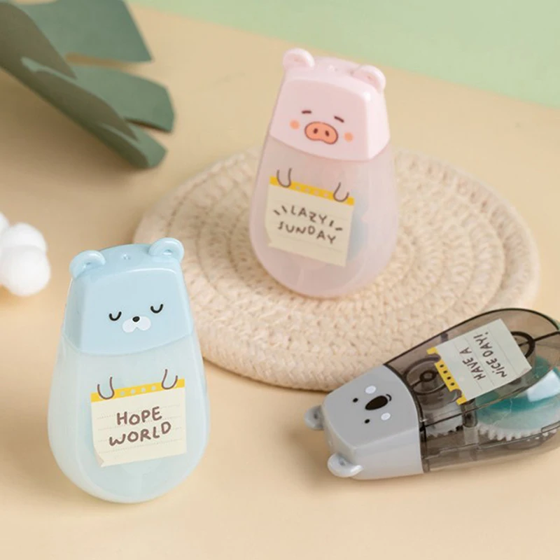 Portable Correction Tape Kawaii White Out Corrector Promotional Gift Stationery Student Prize School Office Supply