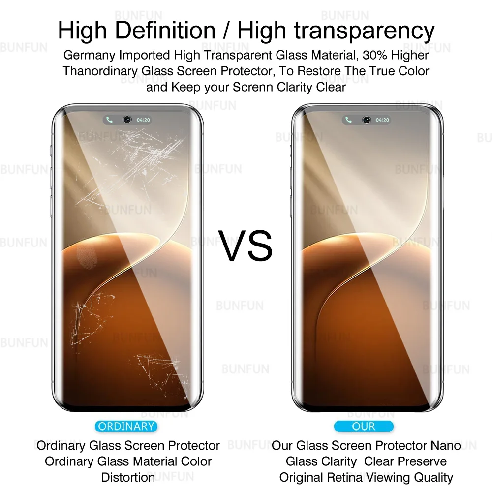 2-Pack Curved Tempered Glass Screen Protector