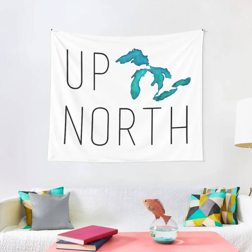 

UP NORTH Tapestry Home Decor Aesthetic Wallpaper House Decoration Tapestry